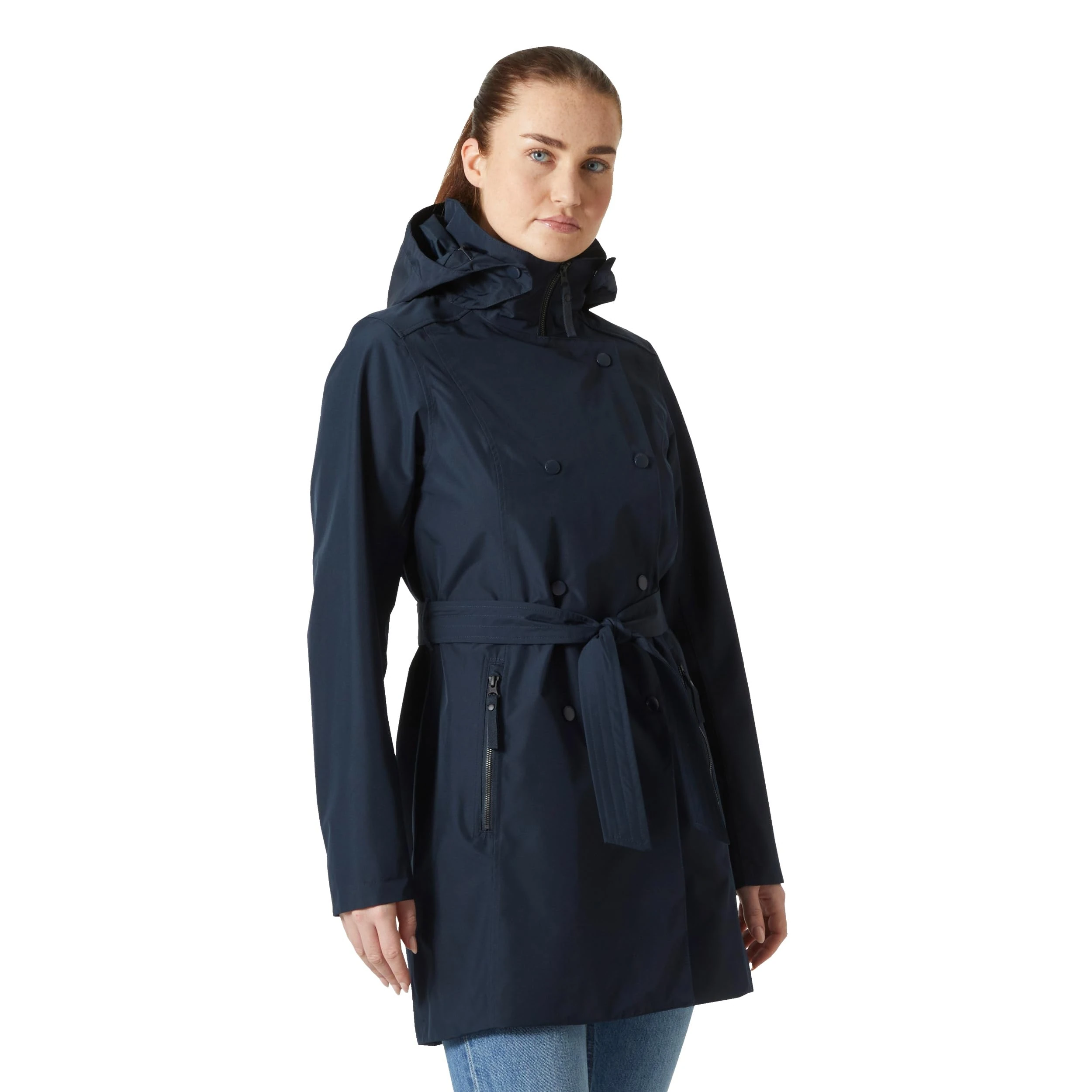 Helly Hansen Women's W Welsey II Trench, Navy, XL