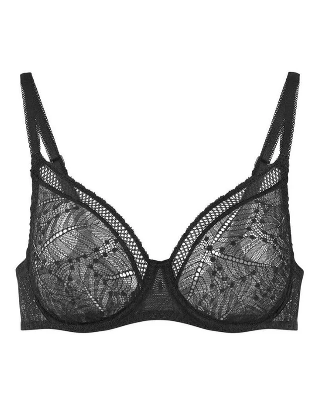 Simone Pérèle Underwired Bra, Moulded, Black, 75F