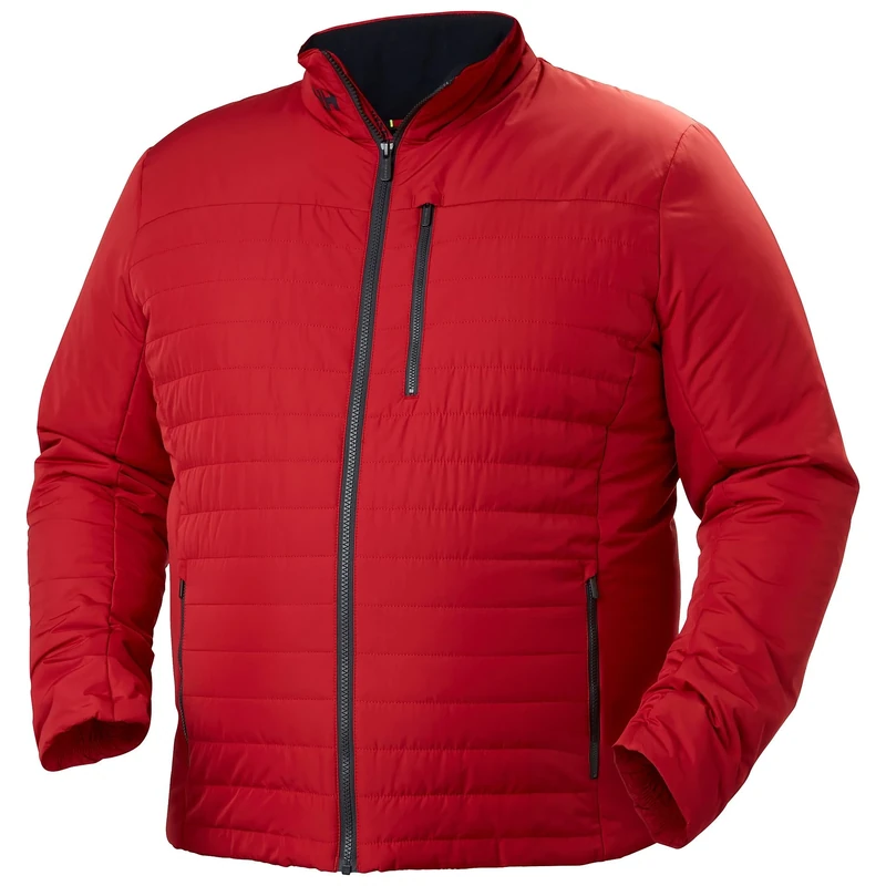 Helly Hansen Men's Crew Insulator Jacket 2.0, Red, 2XL