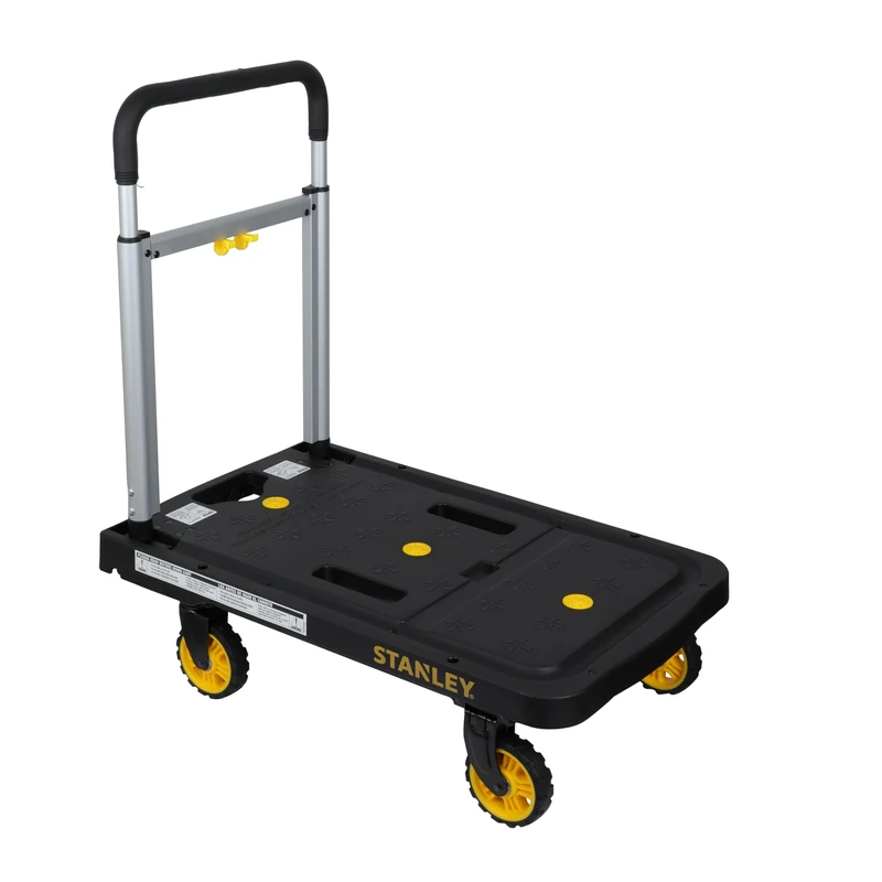 Stanley SXWTD-PC517 Folding Platform Trolley, Load Capacity 120 kg, Dimensions Loading Area 68 x 41 cm, Sliding Bar Trolley