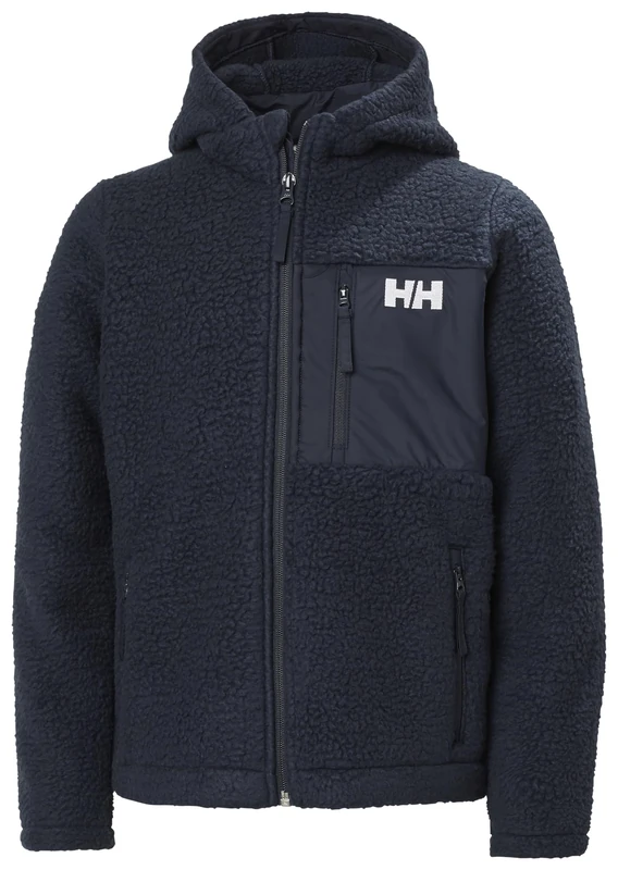 Helly Hansen Junior Unisex Jr Champ Pile Jacket, Navy, 10