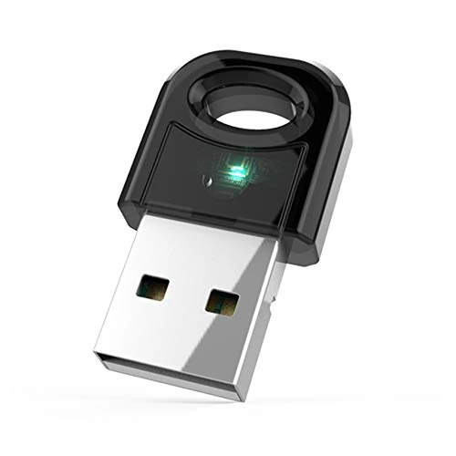 EasyULT USB 2.0 Bluetooth 5.0 USB Adapter for PC, Bluetooth Dongle Transmitter and Receiver for Desktop, Laptop, Mouse, Keyboard, Printers, Headphones, Speakers, Support Windows 10/8.1/8/7(Black)