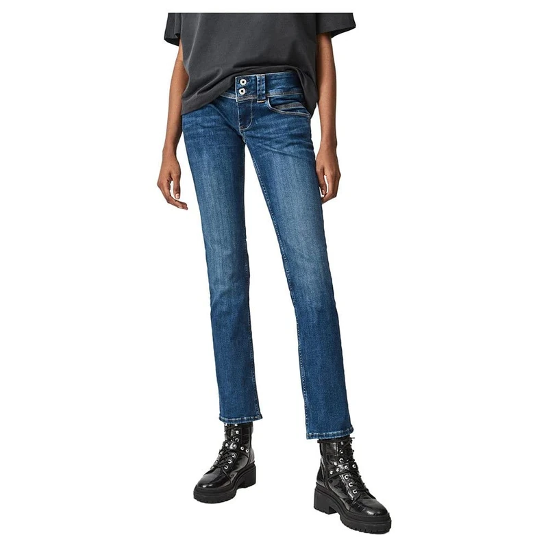 Pepe Jeans Women's Venus Straight Jeans, 000denim Vw3, 25W / 32L