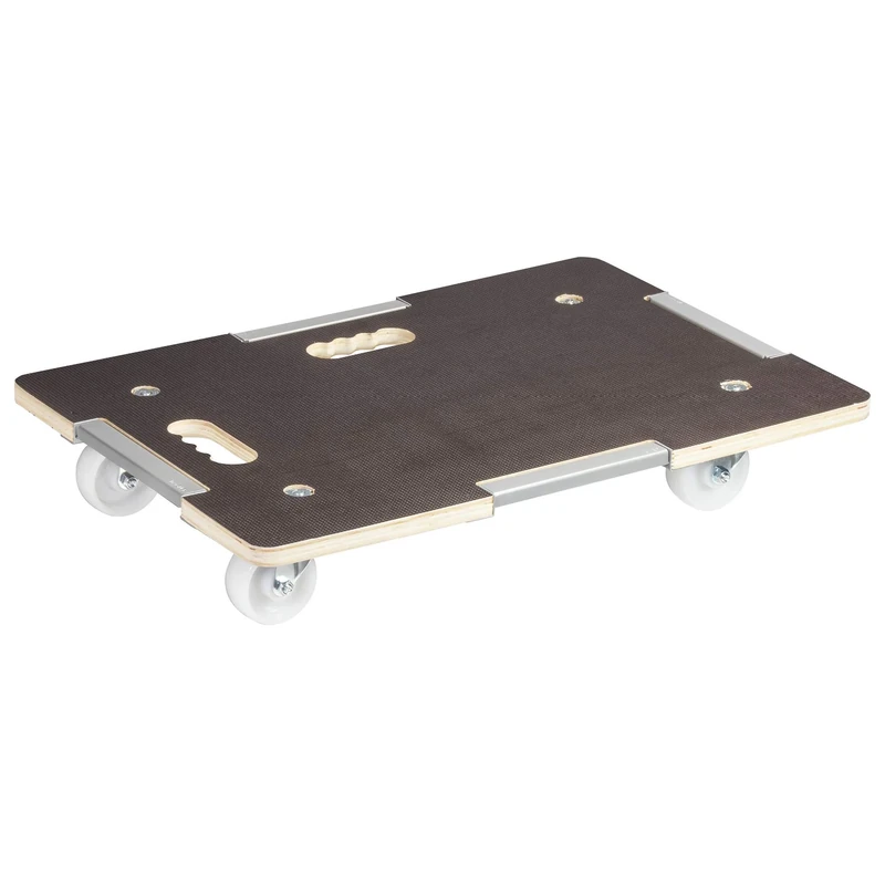 WAGNER moving dolly MM 1381 I 63 x 43 cm I Euro format - ideal for heavy stacking containers I load securing I non-slip surface I load capacity 250 kg - 20138101