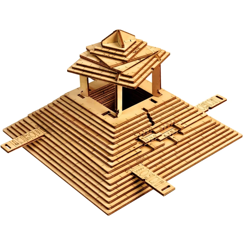 ESC WELT Quest Pyramid Puzzle Box - Escape Room in a Box - Brain Teaser Puzzles for Adults & Teenagers - Puzzle Boxes with Hidden Compartment - 3D Puzzles for Adults - Wooden Puzzle for Family Games - Image 1
