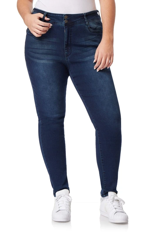 WallFlower Women's Instasoft Ultra Fit Skinny Jeans, Shannon, 18 Plus