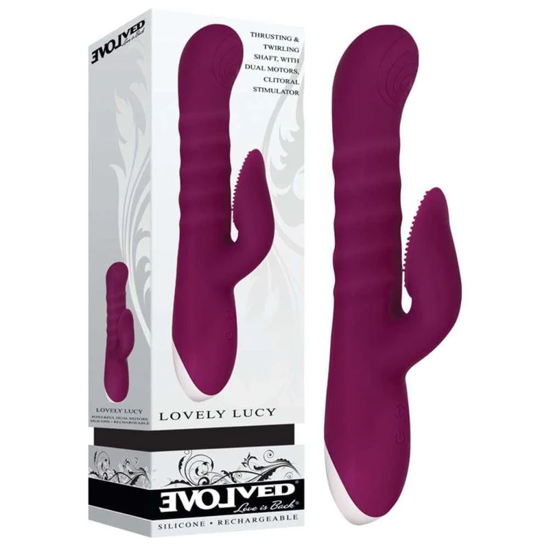 Evolved Lovely Lucy Purple Vibrator 24.5 cm