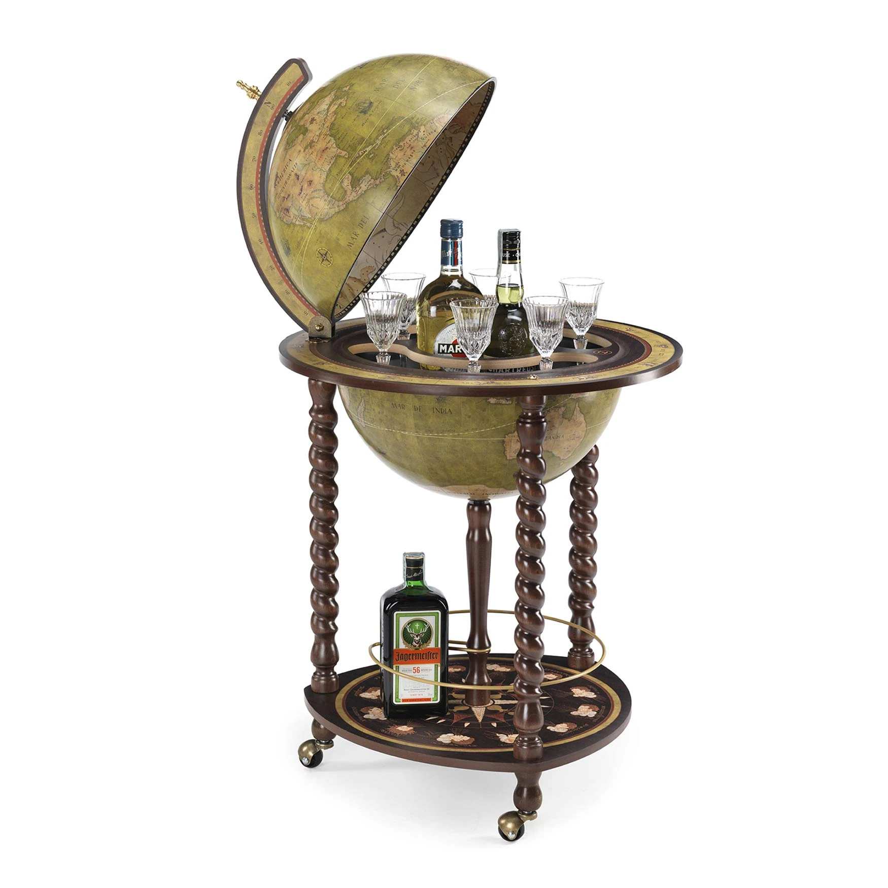 Zoffoli Explora Italian Globe Bar (Green) 40cm Diameter