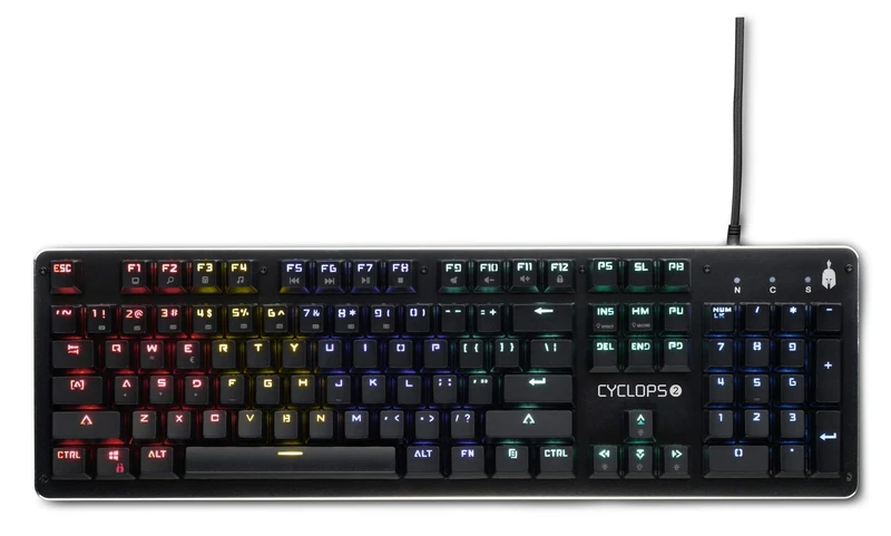 Spartan Gear Cyclops 2 Wired Mechanical Gaming Keyboard PC - Image 1