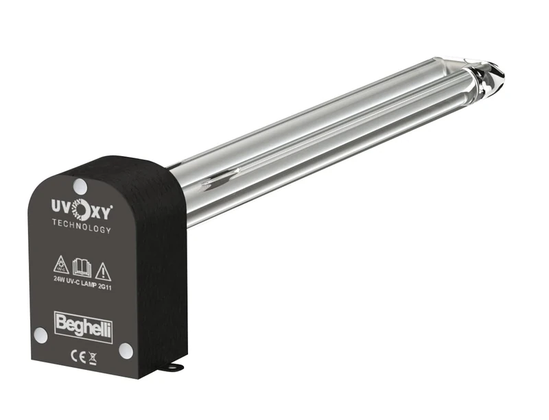 Beghelli - OXY-UV 30 Air Sanitiser Spare Parts, Air Purifier with uvOxy Technology, Original UV-C Cartridges, 10000 Hours, Safety and Sanitation, Group, Ozone Free, 12 Months Life