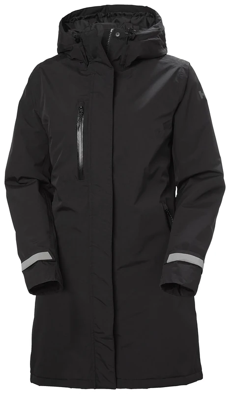 Helly Hansen Women's W Adore Insulated Rain Coat, Black, M UK