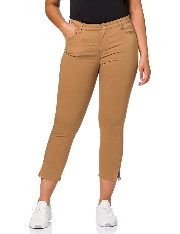 BRAX Women's Style Mary S Slacks, Brown Cognac, 42 - Image 1