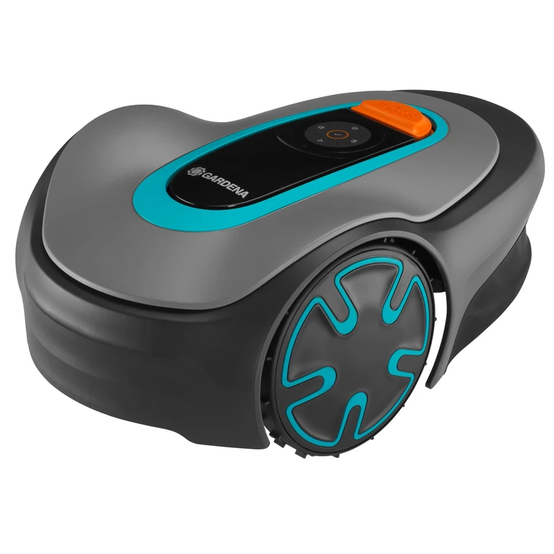 Gardena Robotic Mower SILENO minimo 500 m²: Intelligent lawn mower with excellent connectivity, programmable with the Gardena Bluetooth® app, version with UK plug(15202-28)