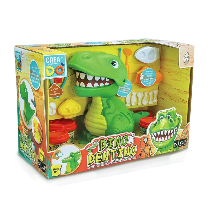 Creadò '-Dino Dentino-89000 Modelling Clay Toy Set