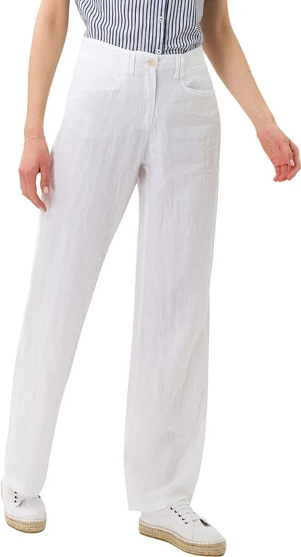 BRAX Women's Style Farina Slacks, White, 50