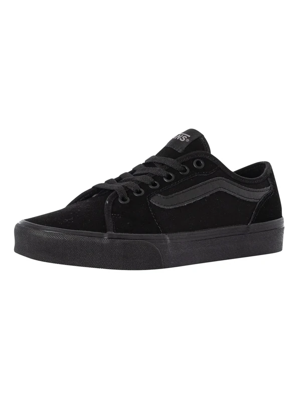 Vans Men's Mn Filmore Decon Sneaker, Suede Canvas Blk Blk, 9.5 UK