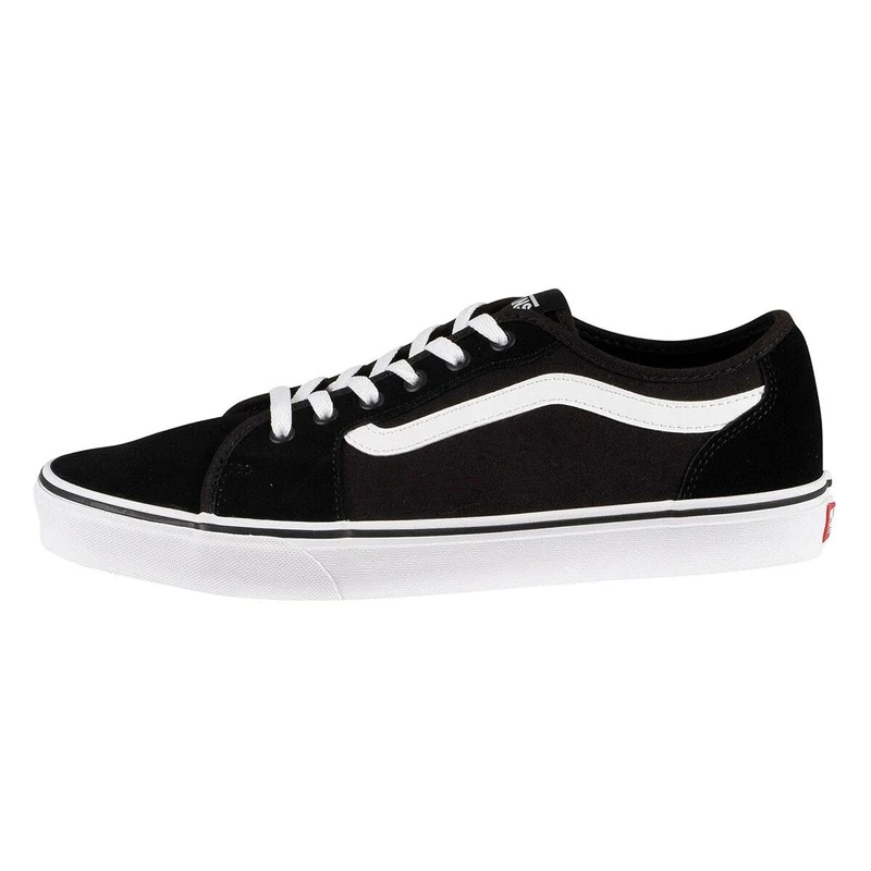 Vans Men's Mn Filmore Decon Sneaker, Suede Canvas Blk White, 10 UK