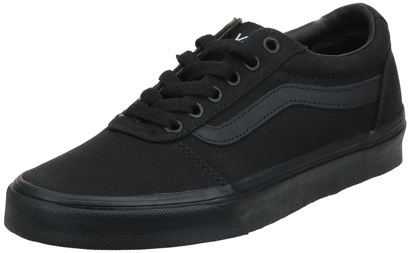 Vans Women's Ward Sneaker, Canvas Black Black, 6.5 UK