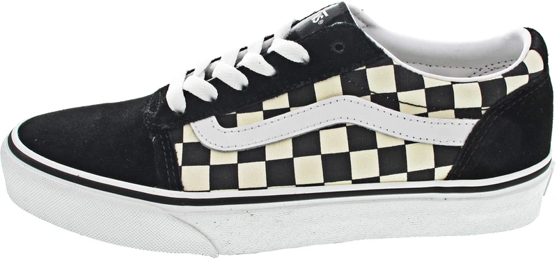 Vans Women's Ward Sneaker, Checkerboard Black White, 7 UK