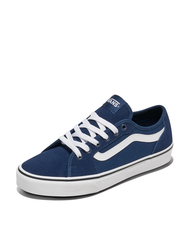 Vans Men's Filmore Decon Sneaker, Suede Canvas Dress Blues White, 6.5 UK