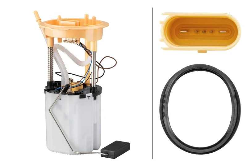 HELLA 8TF 358 146-631 Fuel Feed Unit - Electric - 5-pin connector - with seal/with fuel sender unit