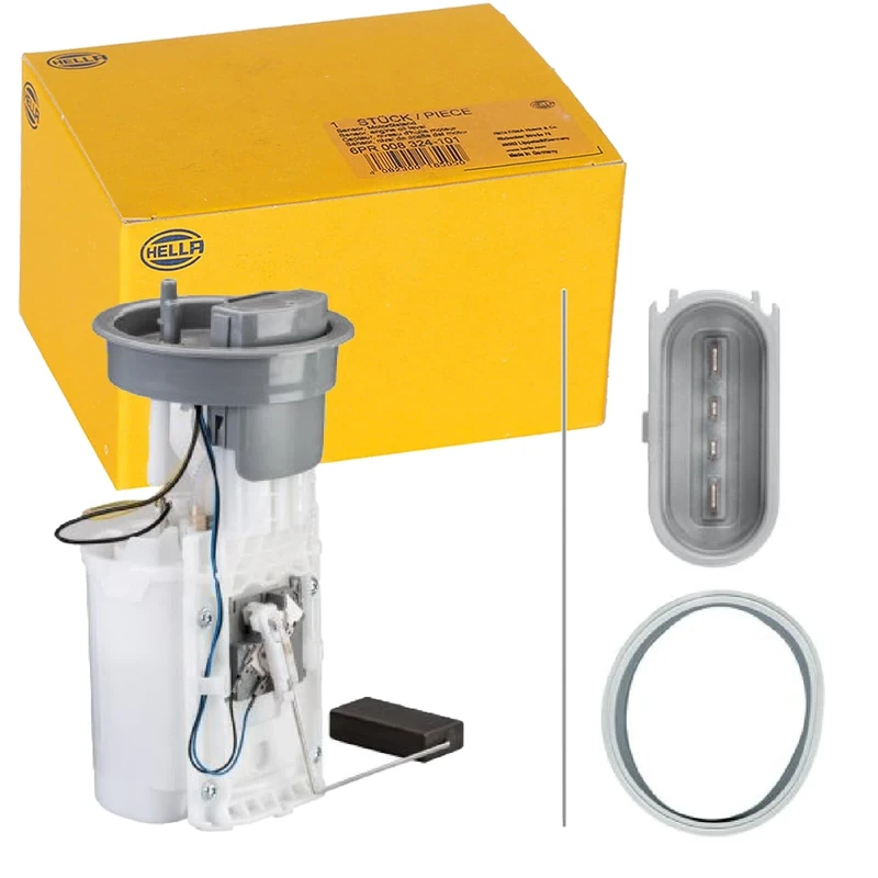 HELLA 8TF 358 106-121 Fuel Feed Unit - Electric - 4-pin connector - with seal/with fuel sender unit