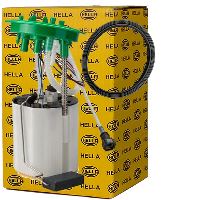 HELLA 8TF 358 146-641 Fuel Feed Unit - Electric - 4-pin connector - with seal/with fuel sender unit - Image 1
