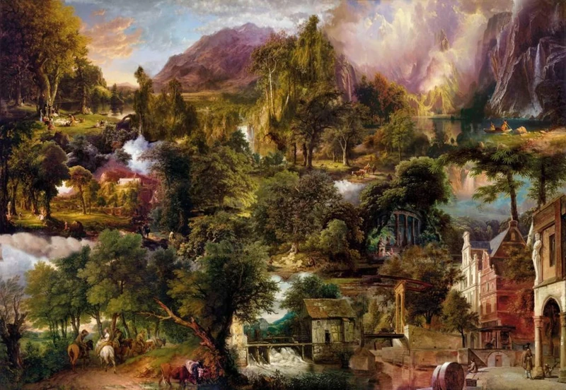 Komar X8-039 Vlies Fototapete-Heritage-Größe: 400 x 260 cm (Breite x Höhe) -8 Bahnen-Bahnbreite 50 cm Photographic Wallpaper, Colourful