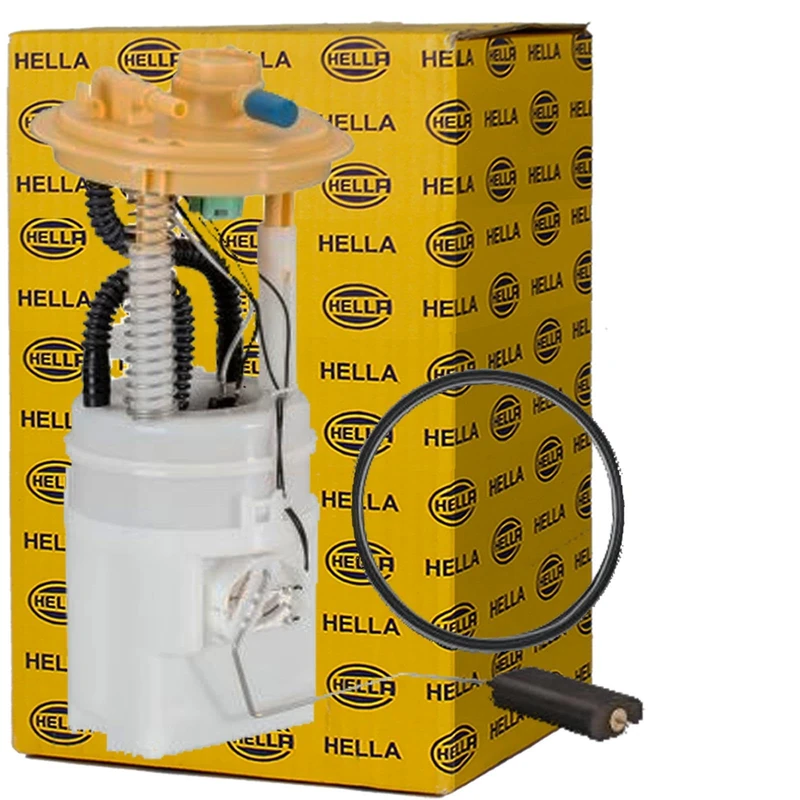 HELLA 8TF 358 146-591 Fuel Feed Unit - Electric - 4-pin connector - with seal/with fuel sender unit