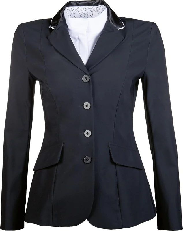 Hkm Women's Hunter Professional Competition Jacket, Schwarz, 46 Regular