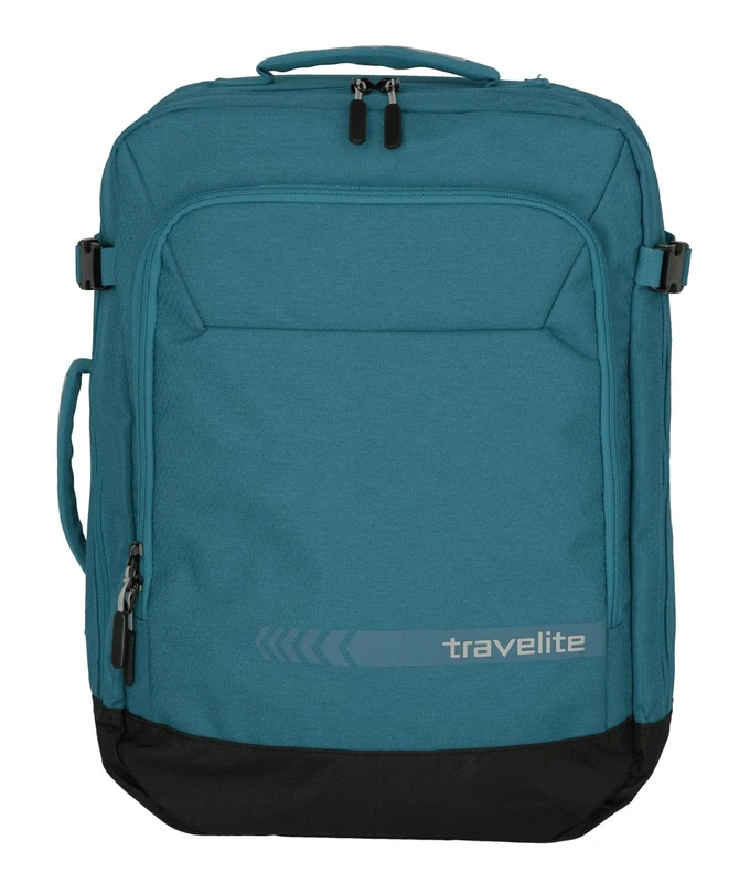 travelite hand luggage backpack/bag with flexible carrying option, KICK OFF, daypack for vacation and sports, 50 cm, 35 liters