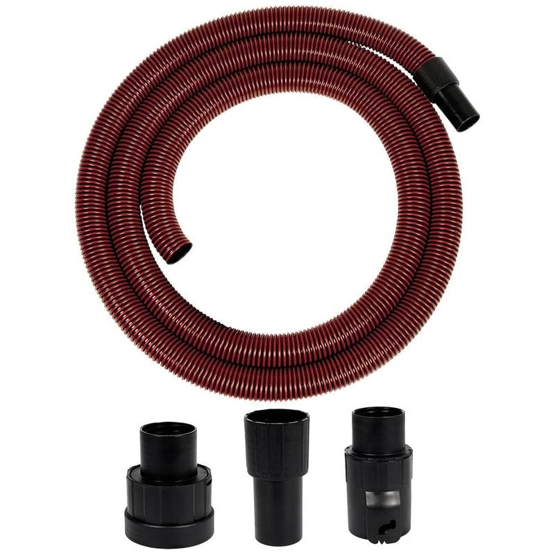 Original Einhell Premium Suction Hose for Wet/Dry Vacuum Cleaners (3 m Length, Heavy Duty, Non-Slip, Includes Connection Adapter for All Einhell Wet/Dry Vacuum Cleaners)