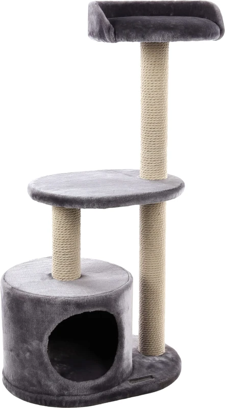 Flamingo SCRATCHING TREE ECHO GREY 48x34x99CM - Image 1
