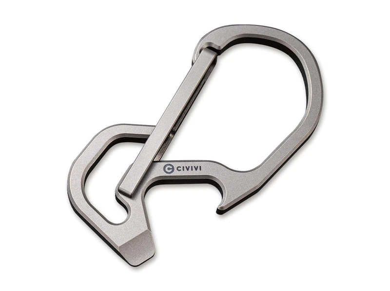CIVIVI Unisex - Adult Click Titanium Gray Multitool, Grey, 5.8 cm - Image 1