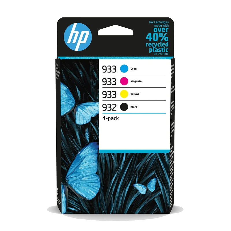 HP 932/933 4-pack Black/Cyan/Magenta/Yellow Original Ink Cartridges
