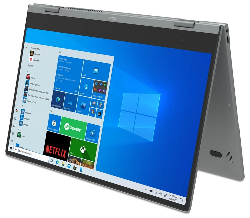 GeoFlex 340 14.1-inch Convertible Laptop with Touchscreen Windows 10 Intel Core i3 4GB RAM 128GB SSD