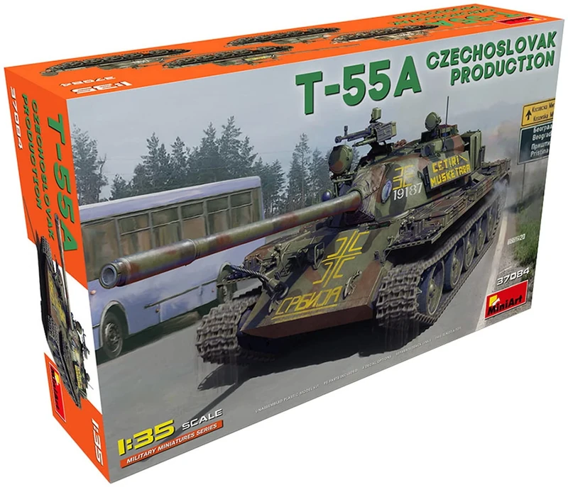 Miniart 1:35 - T-55A Czechoslavak Prod