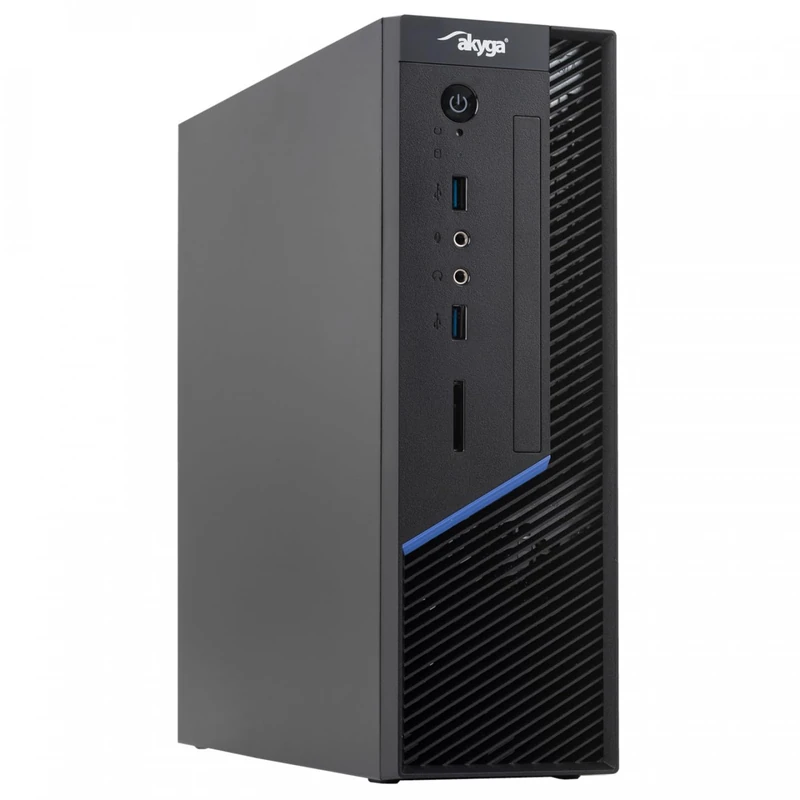 AKYGA SFF Enclosure AK-202-01BK for Nettop Computer/Multimedia Center/USB 3.0/SD/DVD Slim/Keningston/without PSU