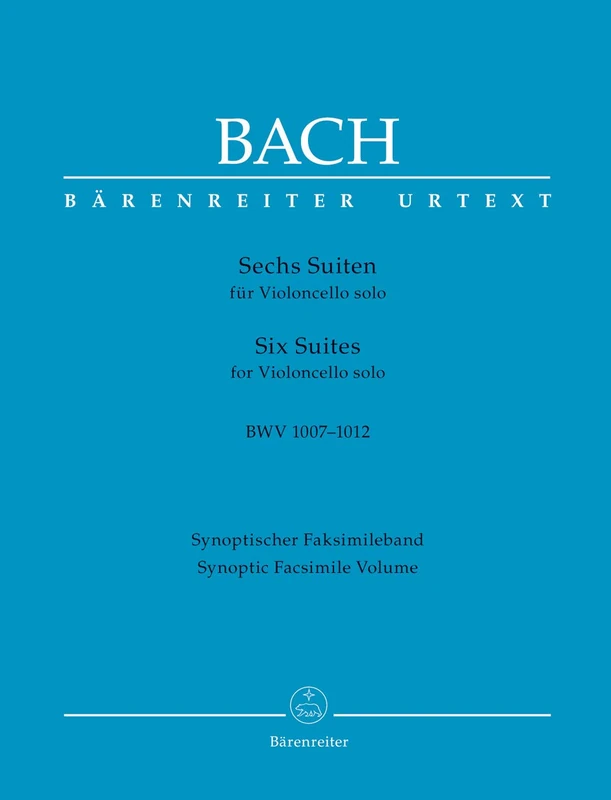 Six Suites for Violoncello solo BWV 1007-1012 (Synoptic Facsimile Volume, paperback)