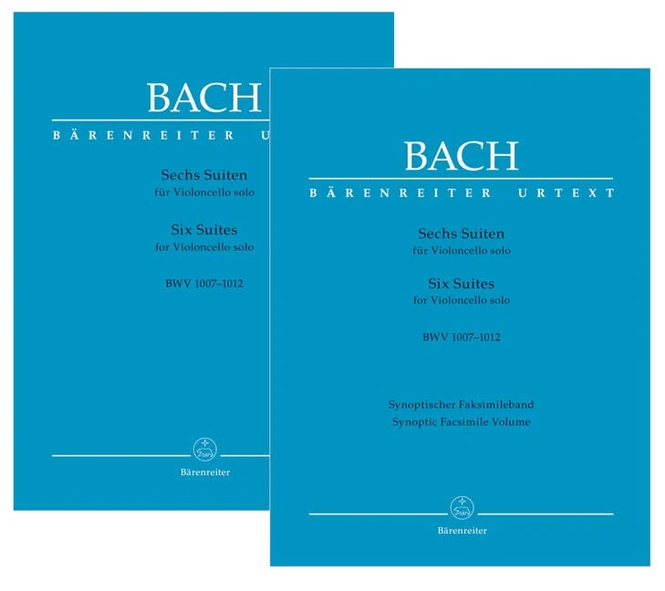 Six Suites for Violoncello solo BWV 1007-1012 (Performing edition & Facsimile special price)