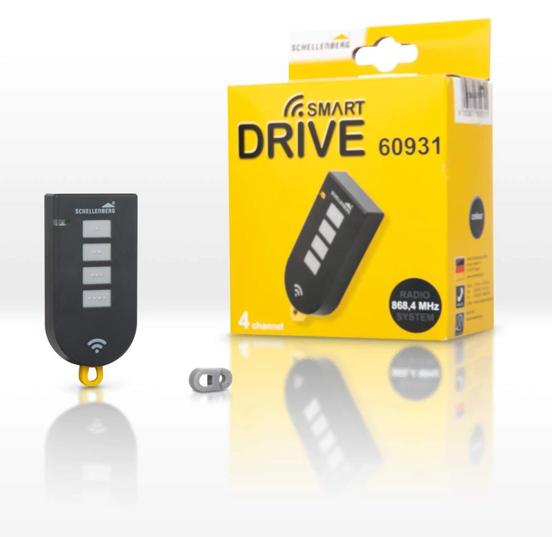 Schellenberg Smart Drive 60931 Garage Door Remote Control 4-Channel 868.4 MHz Anthracite