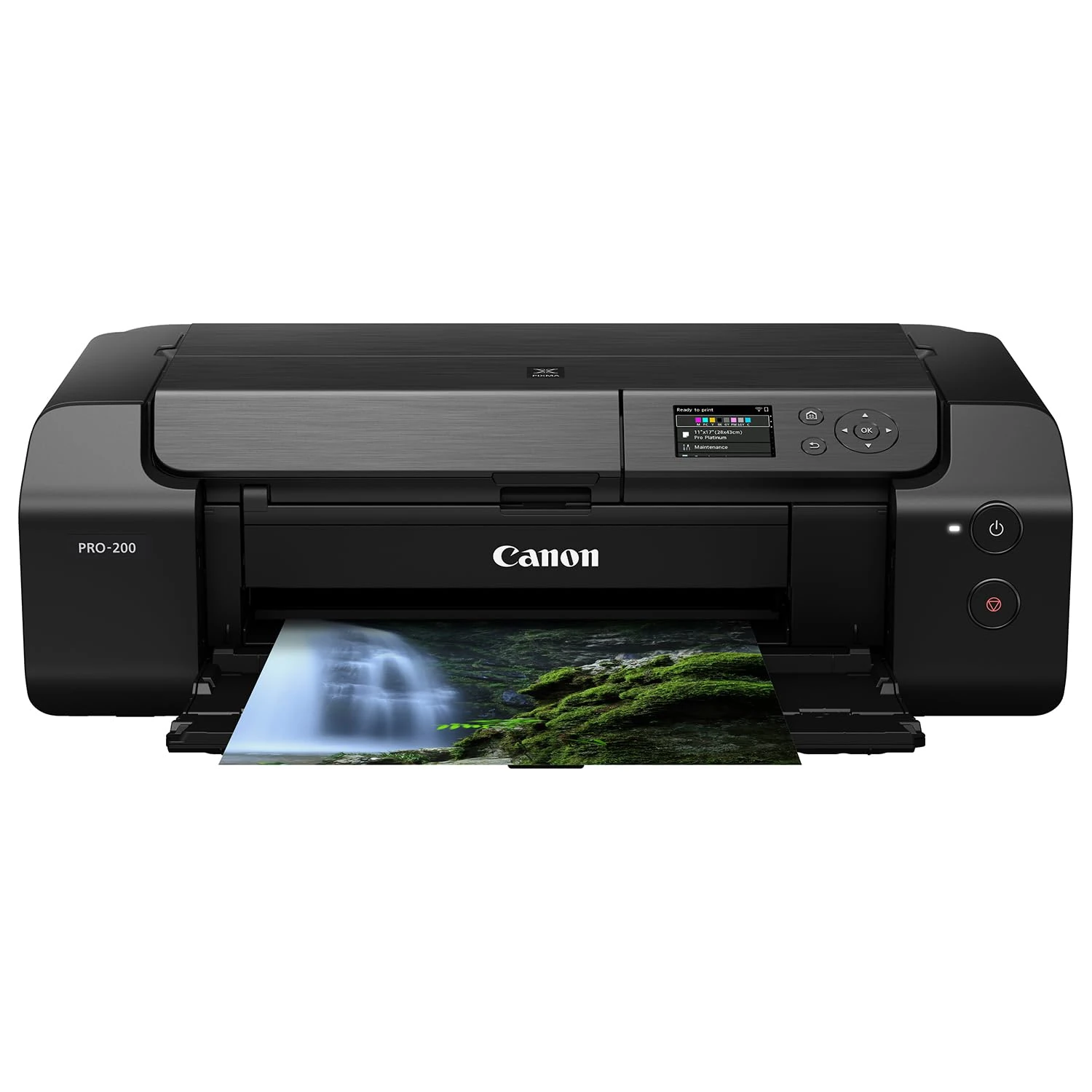 Canon PIXMA PRO-200 Wireless Professional Color Photo Printer, Prints up to 13"X 19", 3.0" Color LCD Screen, & Layout Software and Mobile Device Printing, Black