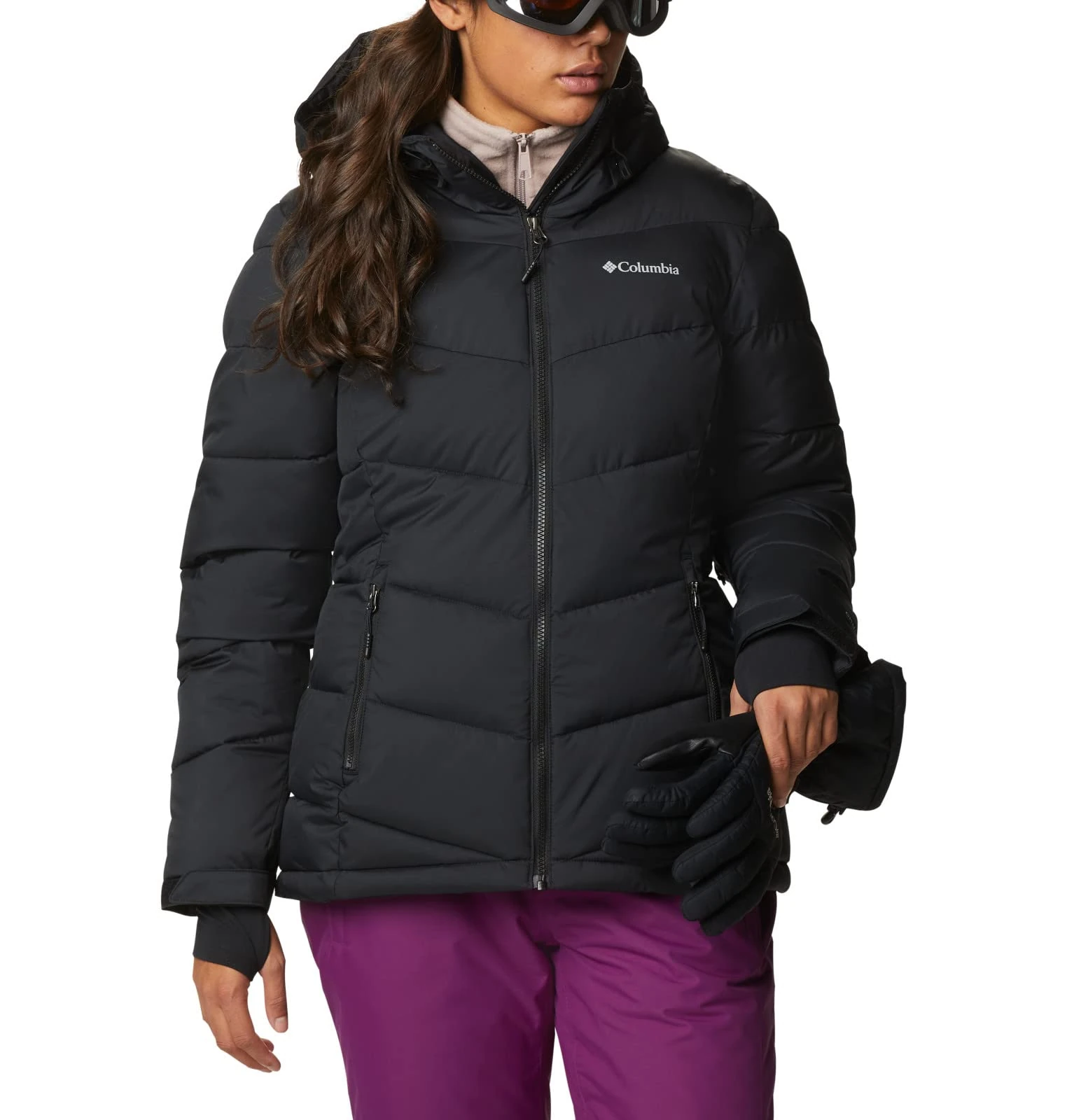 Columbia Women's Abbott Peak Insulated Jacket, Ski Jacket, Black, Size XS