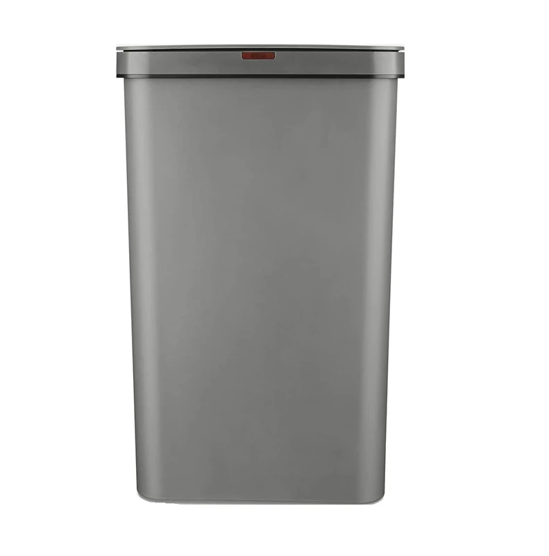 Tower T838005G Sensor Bin with Retainer Ring, Battery-Operated, 50L, Grey