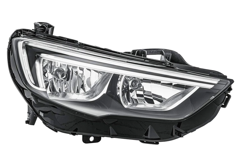 HELLA 1LG 354 869-061 LED/Halogen-Headlight - ECE - for left-hand traffic - Right Front