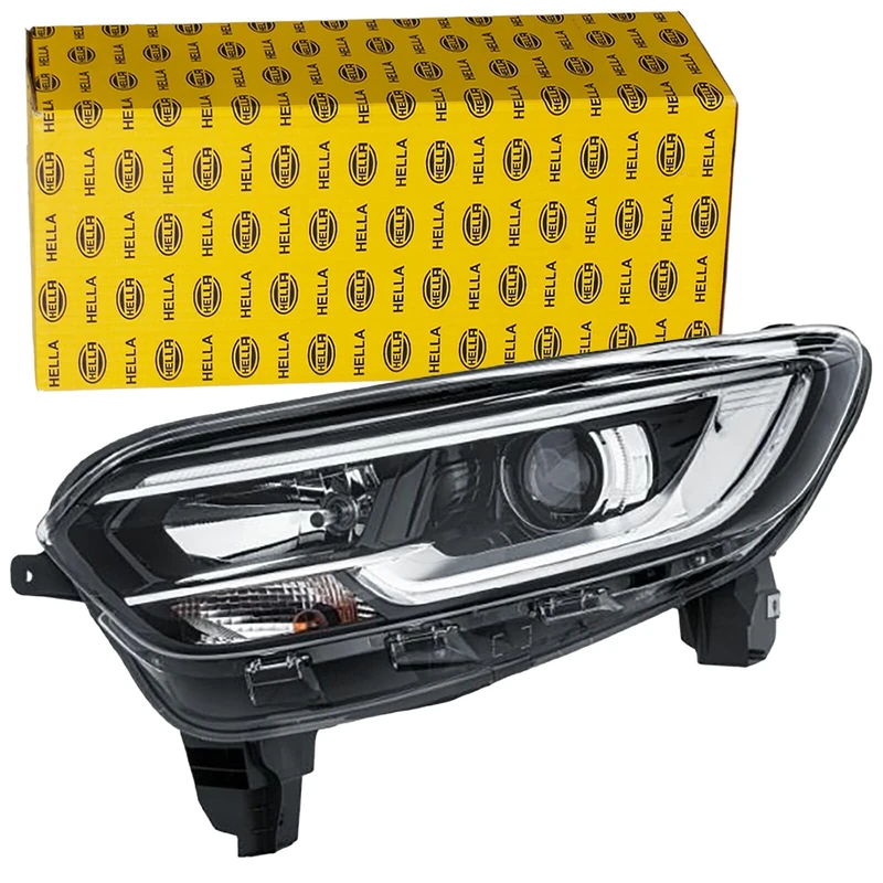 HELLA 1LL 011 770-871 LED/Halogen-Headlight - for left-hand traffic - Left Front