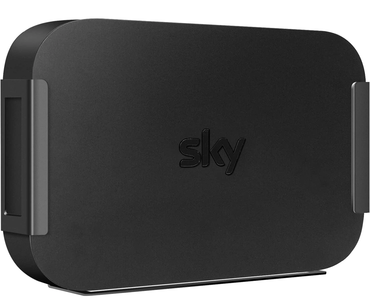 Alfheim Wall Mount for Sky Q Mini Box, Stainless Steel Wall Mounting Bracket in Black, Space Saving & Easy Installation，Wall Mount Fixings Included