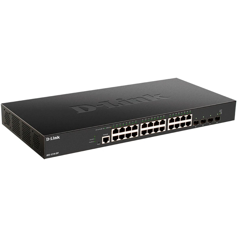 D-Link DXS-1210-28T network switch Managed 10G Ethernet (100/1000/10000) 1U Black