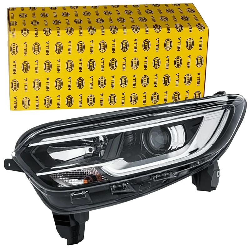 HELLA 1EL 011 770-851 Halogen/LED-Headlight - for right-hand traffic - Left Front