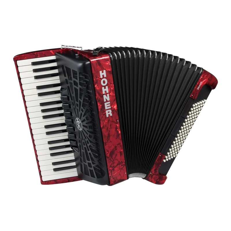 HOHNER BRAVO III 96 ROJO A16732 SILENTKEY